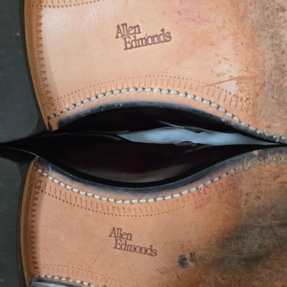 Allen Edmonds Men's Size 14 AA Grayson Tassel Loafers Cordovan Burgundy - Picture 10 of 10